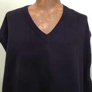 Cotton Traders 4XL Crosby Purple Plum Cotton Vest